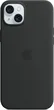 Apple silicone case with MagSafe для iPhone 15 Plus black