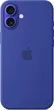 Apple silicone case with MagSafe для iPhone 16 Plus ultramarine