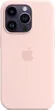Apple silicone case with MagSafe для iPhone 14 Pro kalkrosa