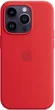 Apple silicone case with MagSafe для iPhone 14 Pro (PRODUCT)RED
