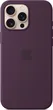 Apple silicone case with MagSafe для iPhone 16 Pro Max plum
