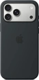 Apple silicone case with MagSafe для iPhone 17 Pro Max черный