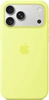 Apple silicone case with MagSafe для iPhone 17 Pro Max neon желты...