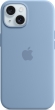 Apple silicone case with MagSafe for iPhone 15 winterblau