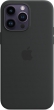 Apple silicone case with MagSafe for iPhone 14 Pro Max midnight