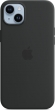 Apple silicone case with MagSafe for iPhone 14 Plus midnight