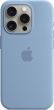 Apple silicone case with MagSafe for iPhone 15 Pro winterblau