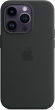 Apple silicone case with MagSafe for iPhone 14 Pro midnight