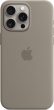 Apple silicone case with MagSafe for iPhone 15 Pro Max tonbraun