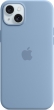 Apple silicone case with MagSafe for iPhone 15 Plus winterblau