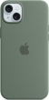 Apple silicone case with MagSafe for iPhone 15 Plus cypress