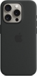 Apple silicone case with MagSafe for iPhone 15 Pro black