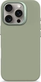 Decoded AntiMicrobial Silicone Back Cover для Эпл Айфон 16 Про jade зеленый