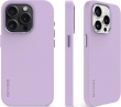 Decoded AntiMicrobial Silicone Back Cover for Apple iPhone 15 Pro Max Lavender
