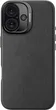 Decoded Leather Back Cover для Apple iPhone 16 black
