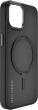 Decoded recycled plastic Loop Stand Back Cover for Apple iPhone 15 transparent/black
