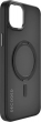 Decoded recycled plastic Loop Stand Back Cover for Apple iPhone 15 Plus transparent/black