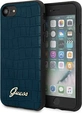 Guess Croco Print case для Apple iPhone SE (2020) синий
