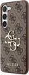 Guess Hard Cover 4G Metal Logo для Samsung Galaxy S23 brown