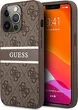 Guess Hard Cover 4G Printed Stripe для Apple iPhone 13 Pro brown
