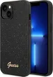 Guess Hard Cover Glitter Flakes Metal Logo для Apple iPhone 14 Plus black