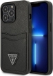 Guess Hard Cover Saffiano Double Card for Apple iPhone 13 Pro black