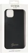 Guess liquid Silicone Metal Logo case для Apple iPhone 14 Plus black