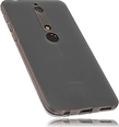Mumbi TPU sleeve для Nokia 6.1 черный/прозрачный