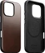Nomad modern Horween Leather case для Apple iPhone 16 Pro Max Rustic Brown