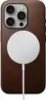 Nomad modern Leather case для Apple iPhone 16 Plus brown