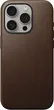 Nomad modern Leather case для Apple iPhone 15 Pro Rustic Brown