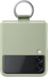 Samsung Silicone Cover with ring for Galaxy Z Flip 3 5G olive Green