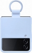 Samsung Silicone Cover with ring for Galaxy Z Flip 4 Arctic Blue