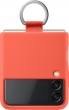 Samsung Silicone Cover with ring for Galaxy Z Flip 3 5G Coral