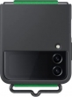 Samsung Silicone Cover with strap for Galaxy Z Flip 4 black 