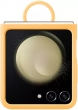 Samsung Silicone case with ring for Galaxy Z Flip 5 Apricot