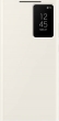 Samsung Smart View wallet case for Galaxy S23 Ultra Cream