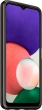 Samsung Soft clear Cover for Galaxy A22 5G black