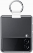 Samsung clear Cover with ring for Galaxy Z Flip 4 transparent