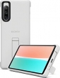 Sony stylish sleeve with pedestal for Xperia 10 IV white