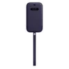 Apple кожаный чехол с MagSafe для iPhone 12/12 Pro Dark Purple