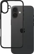PanzerGlass Care Flagship Case Urban Combat Black Frame для Apple iPhone 16 Plus Transparent