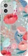 tech21 Evo Art Botanical Garden for Apple iPhone 12/12 Pro red