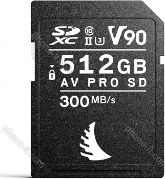 Angelbird AV PRO SD MK2 V90 R300/W280 SDXC 512GB, UHS-II U3, Class 10