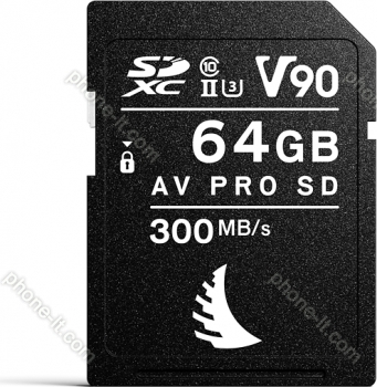 Angelbird AV PRO SD MK2 V90 R300/W280 SDXC 64GB, UHS-II U3, Class 10