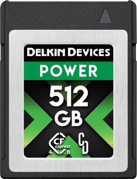 Delkin Power 4.0 R3650/W3240 CFexpress 4.0 Type B 512GB