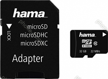 Hama High Speed microSDHC 32GB Adapter Kit, Class 10