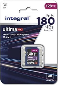 Integral Ultima Pro R180/W90 SDXC 128GB, UHS-I U3, Class 10