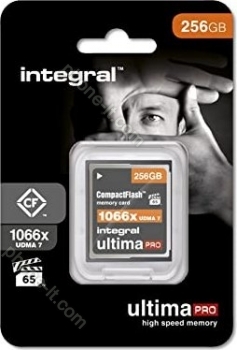 Integral ultima PRO UDMA7 1066x R160/W135 CompactFlash Card 256GB
