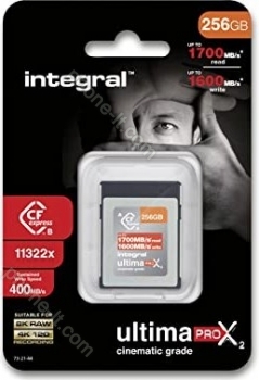 Integral ultima PRO X2 Cinematic R1700/W1600 CFexpress Type B 256GB